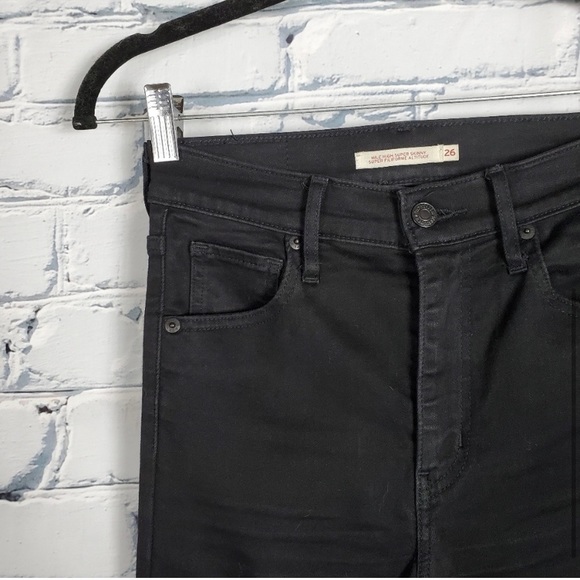 Levi's Mile High Super Skinny Jeans in Night - Picture 4 of 8